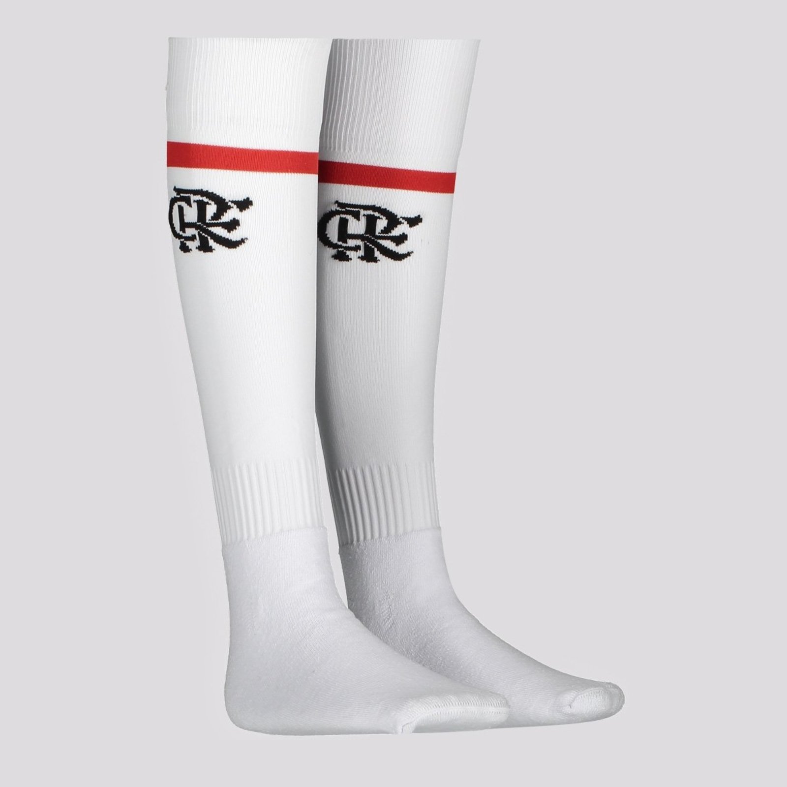 Meião Flamengo Branco e Vermelho
