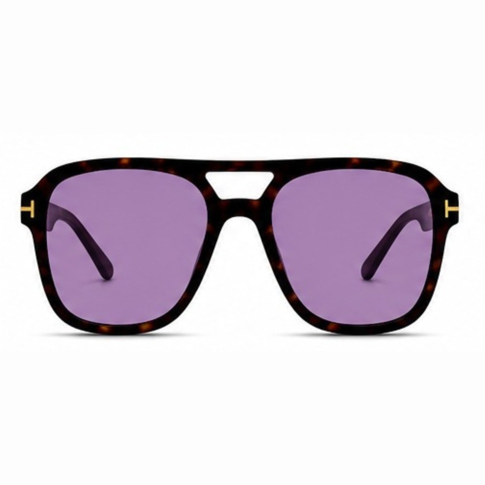 Óculos de Sol Masculino e Feminino Aviador Quadrado Roxo