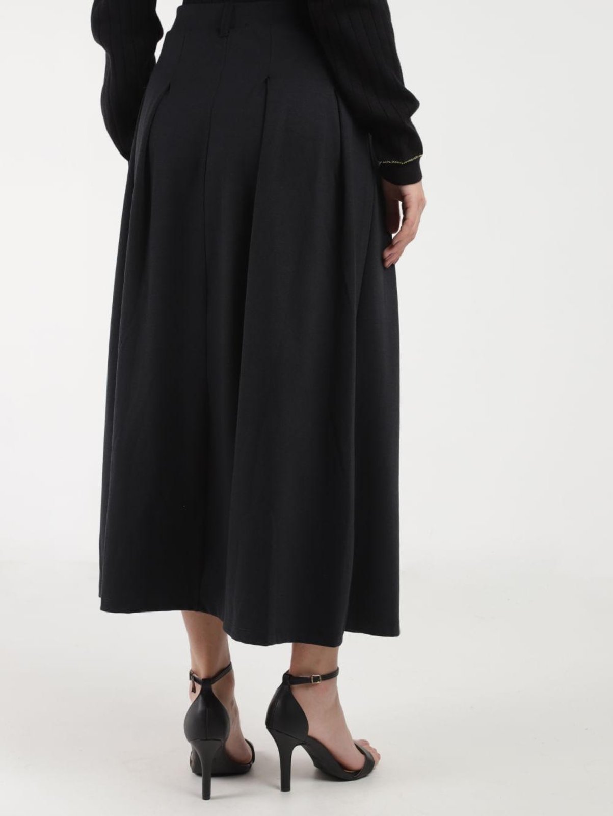 Vista 3 Saia Midi Autentique Feminina preto Autentique preto
