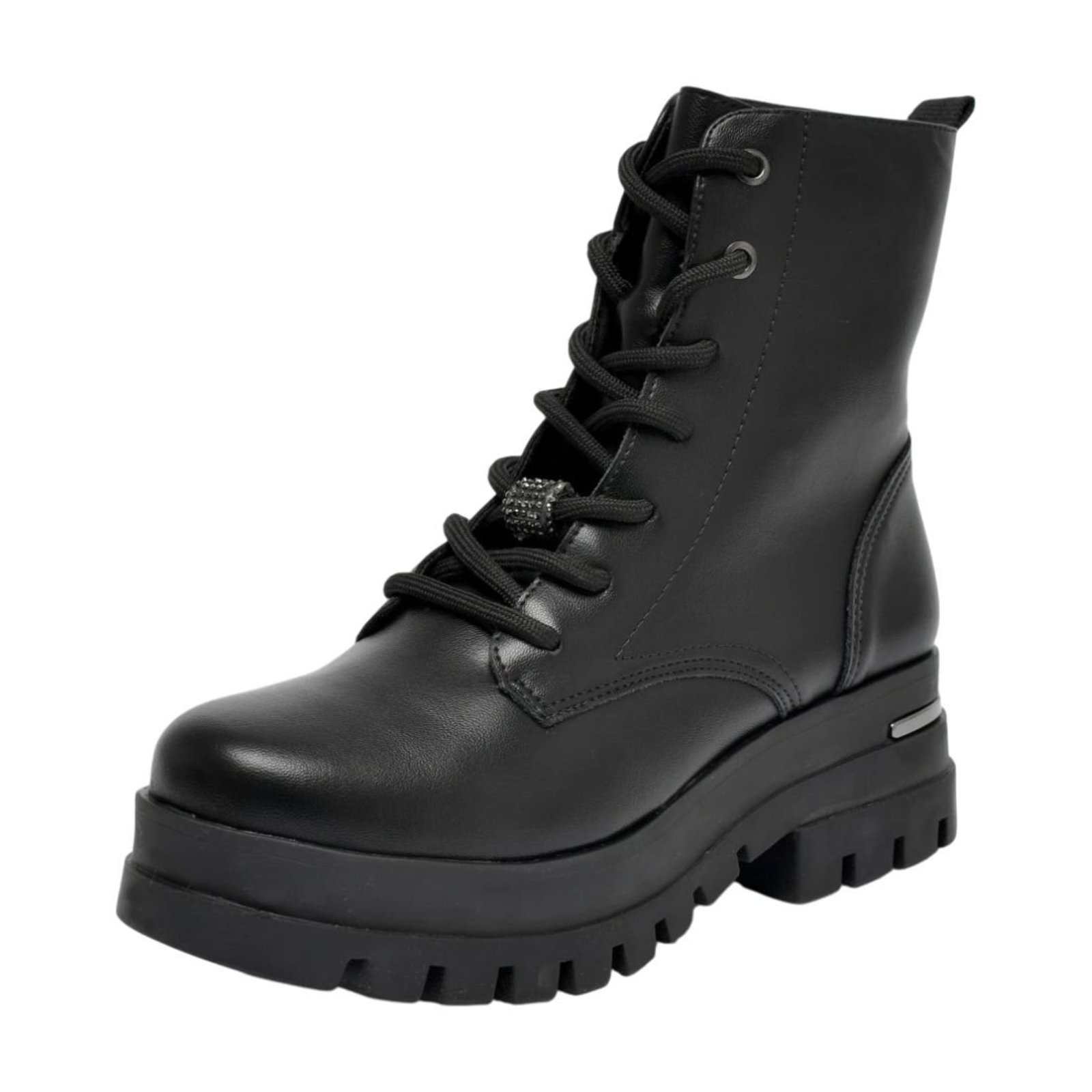 Bota Coturno Feminina Plataforma Tratorada Leve Via Marte