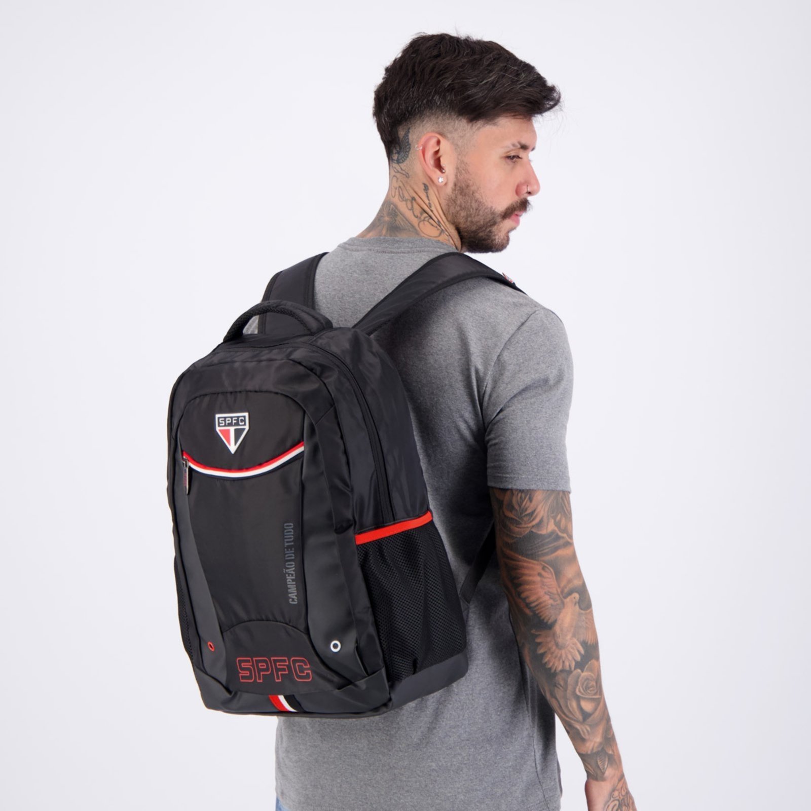 Infantil - Mochila São Paulo Esportiva Preta