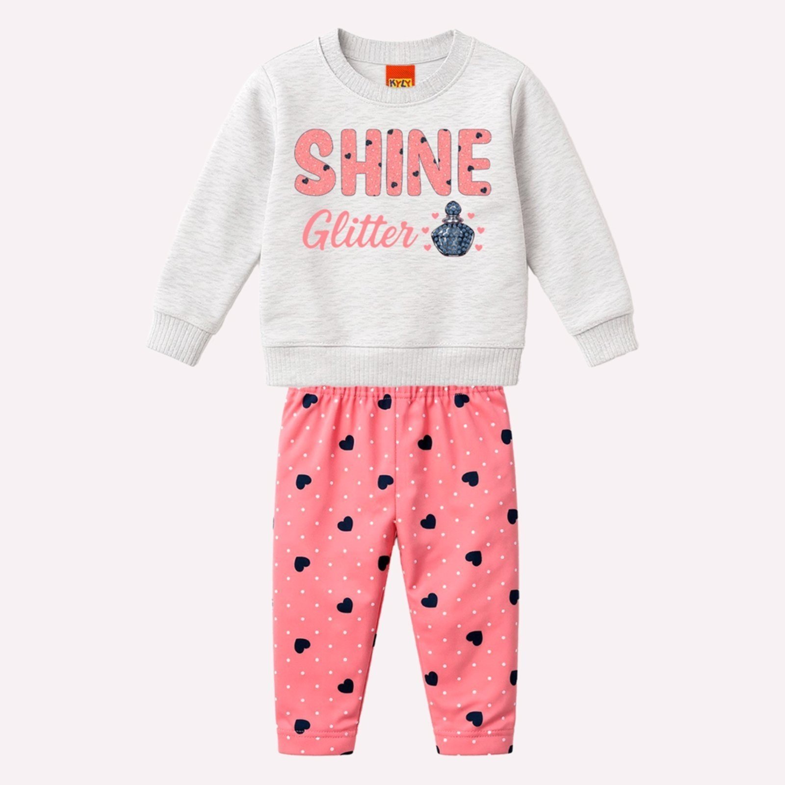 Infantil - Conjunto Menina Lettering Kyly