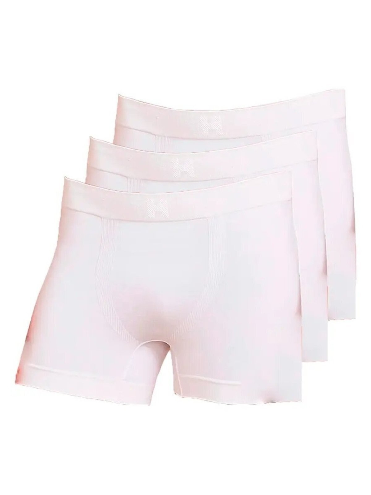 Kit com 3 Cuecas Boxer Hope Smc61020 Branco