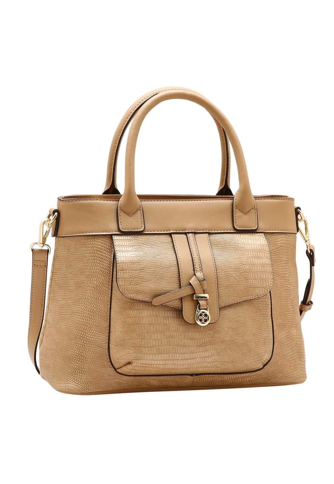 Bolsa Feminina Chenson Mão Utilitario 3485926 Bege