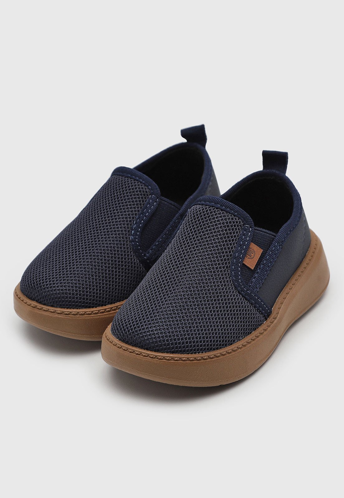 Infantil - Tênis Molekinho Slip On Azul Marinho