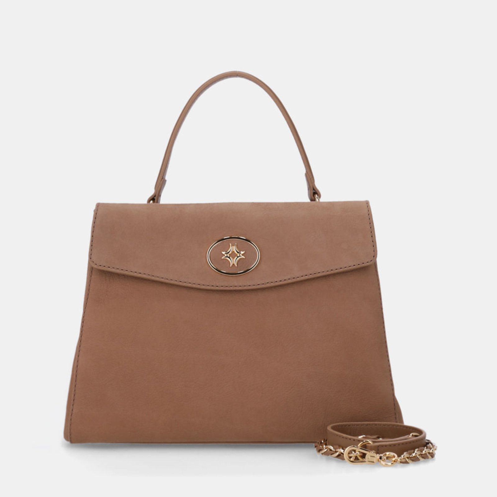 Bolsa Tote Grande Bison Ginger - 2000952 Luz da Lua