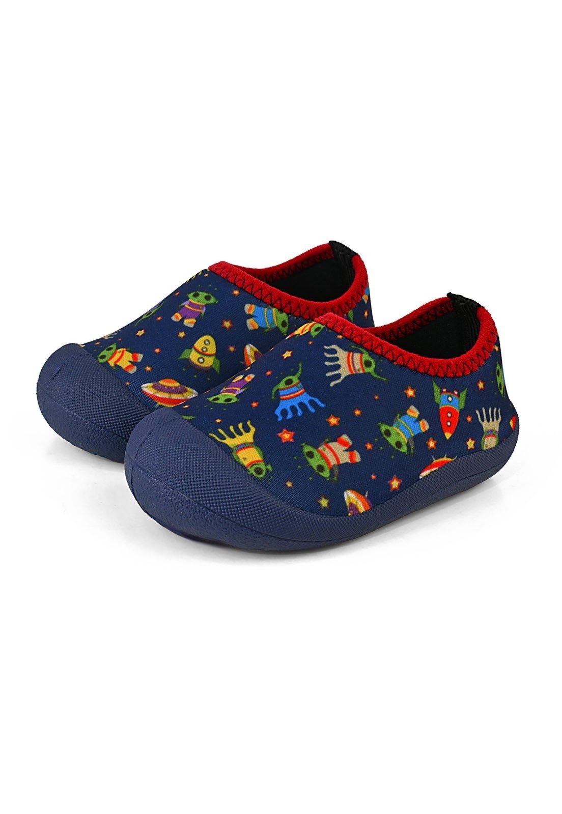 Vista 2 Infantil - Sapameia Antiderrapante Menino Marinho Galáxia Conforto Mzkid azul marinho Mzkid azul marinho