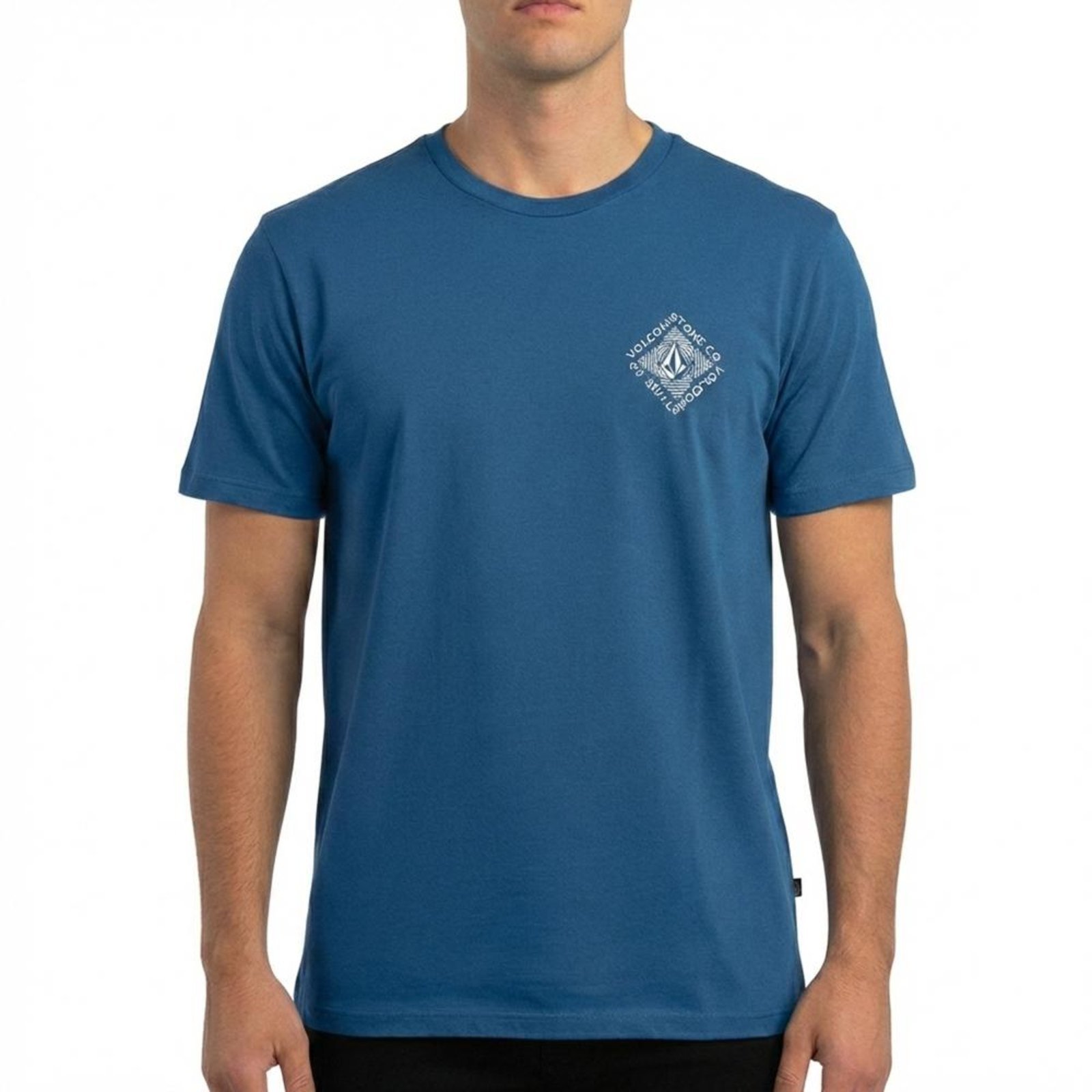 Camiseta Volcom Obtical SM26 Masculina Azul