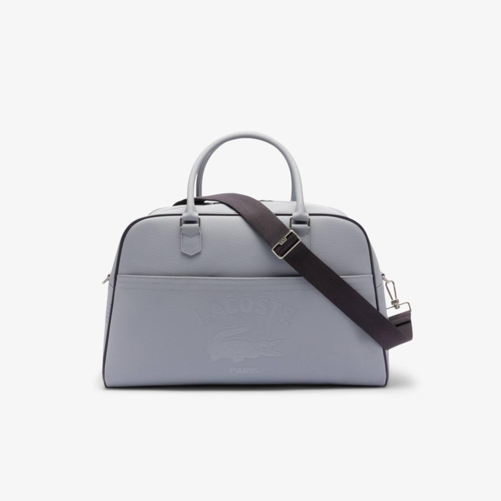 Bolsa Lacoste Club 1930 Laptop Pocket Weekend Cinza
