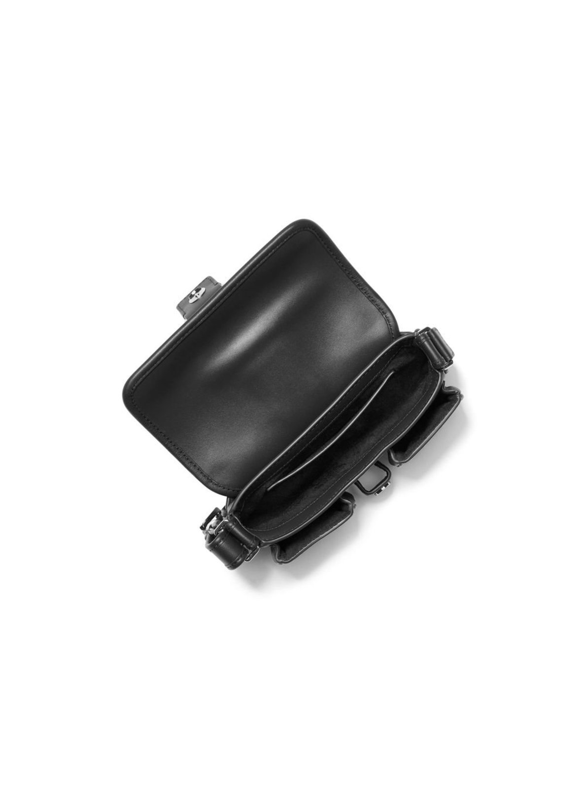 Vista 3 Bolsa De Ombro Colby Mini De Couro 32F4sbau0l001 preto preto