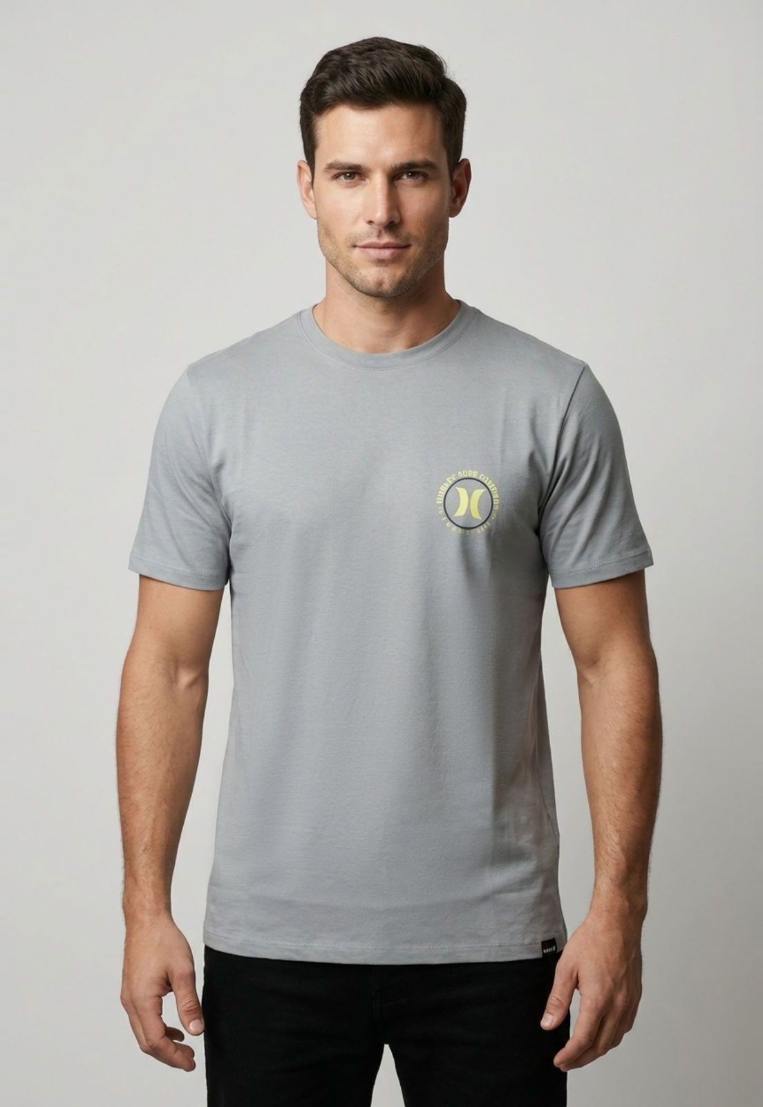 Camiseta Masculina Hurley Silk Marlin Cinza
