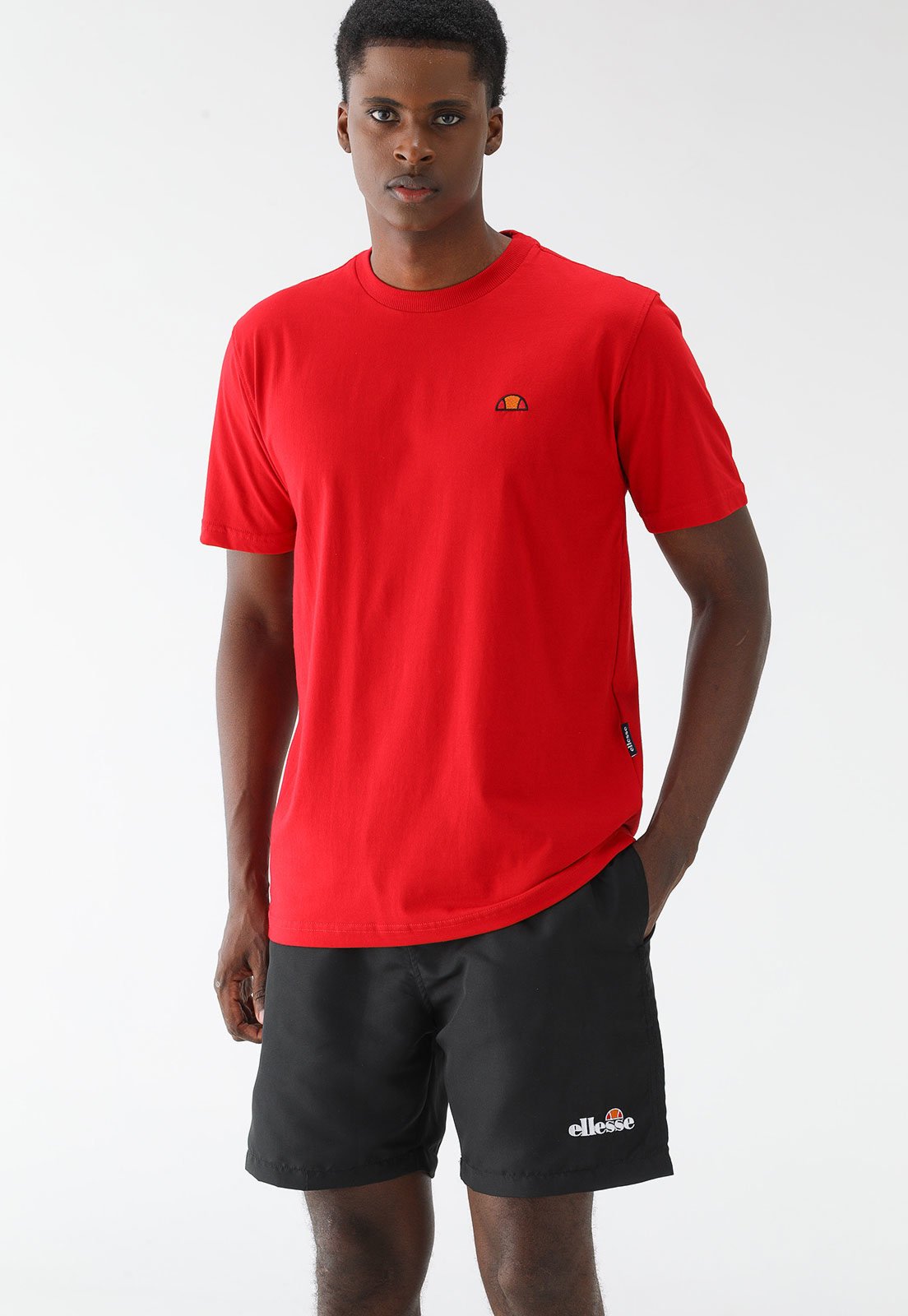 Camiseta ELLESSE Reta Estampa Vermelha