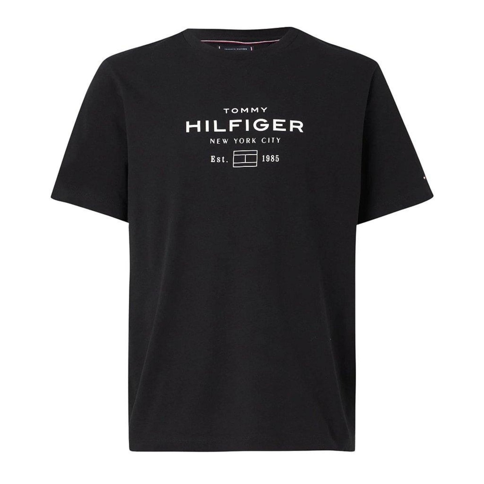 Vista 2 Camiseta Tommy Hilfiger Stack Graphic Tee preto Tommy Hilfiger preto