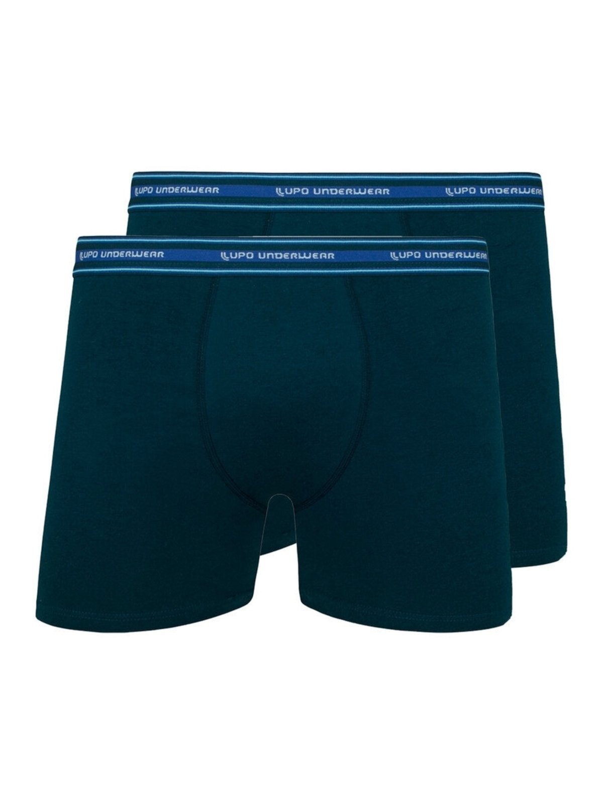 Kit com 2 Cuecas Boxer Lupo 523-003 Azul Marinho