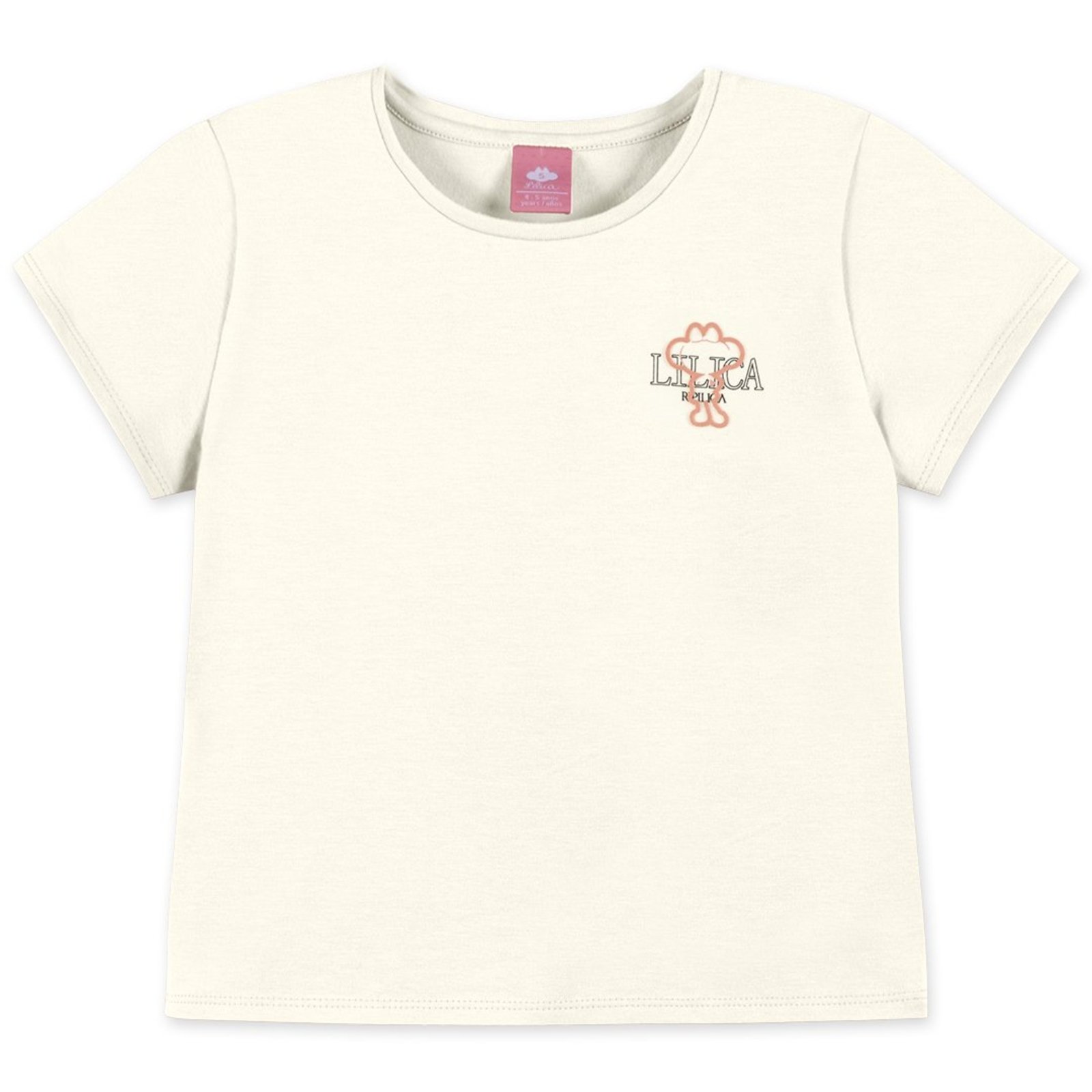 Infantil - Blusa Manga Curta Menina Lilica Ripilica