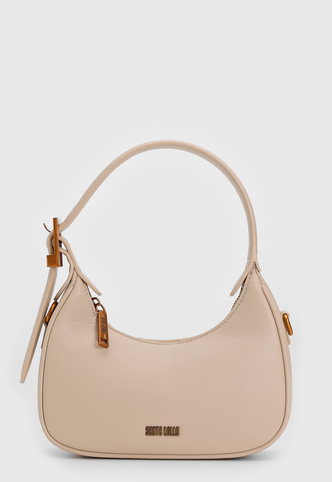 Bolsa Tiracolo Santa Lolla Alça Dupla Off-White