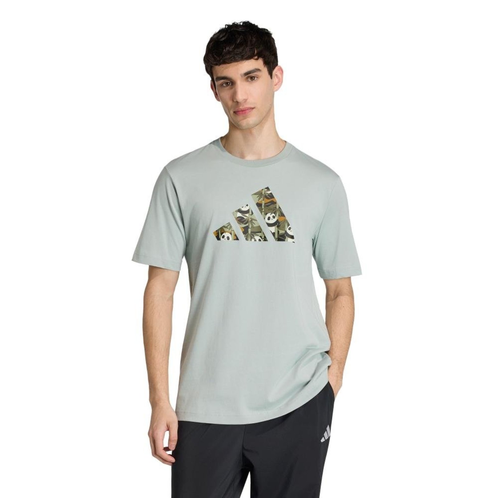 CAMISETA ESTAMPADA PANDA CHILL CAMO adidas Sportswear Verde