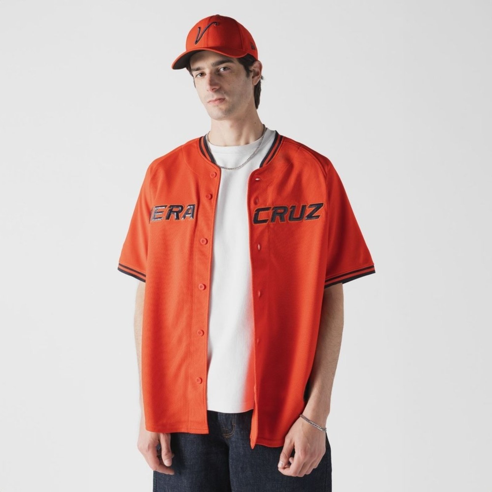 Camisa New Era Vera Cruz Laranja New Era