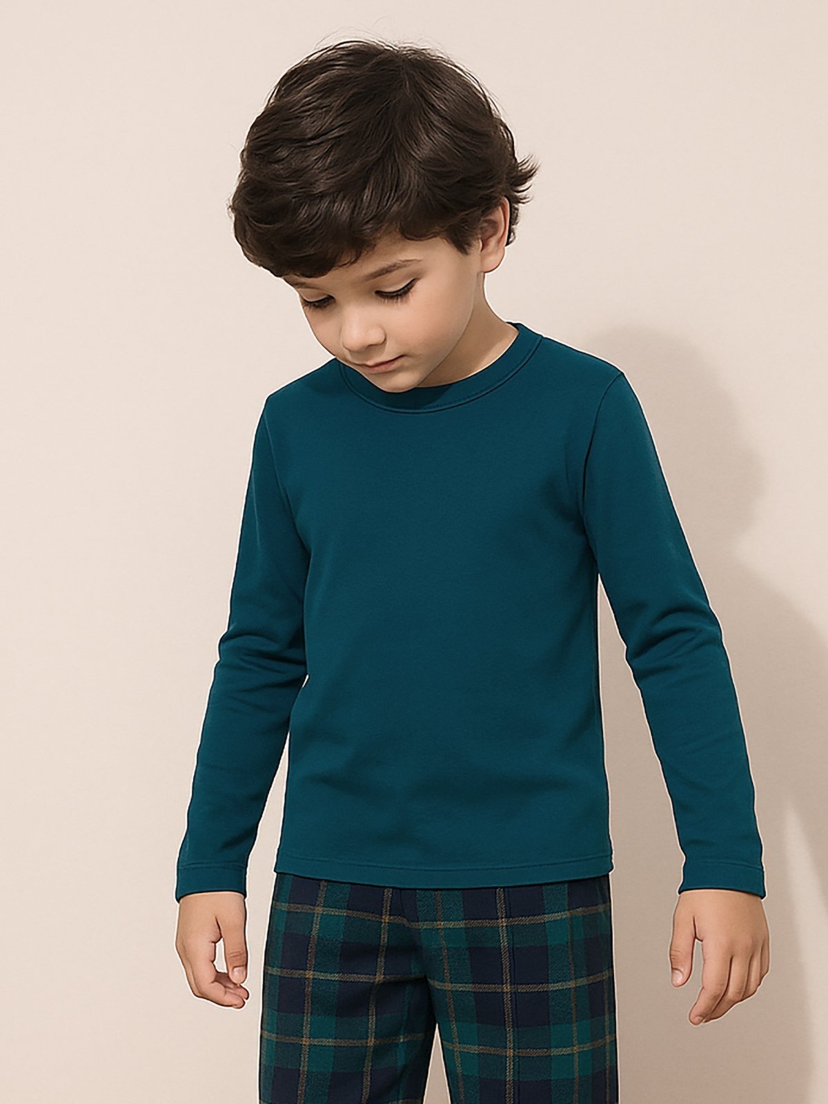 Infantil - Conjunto Bugbee Menino em Malha Azul