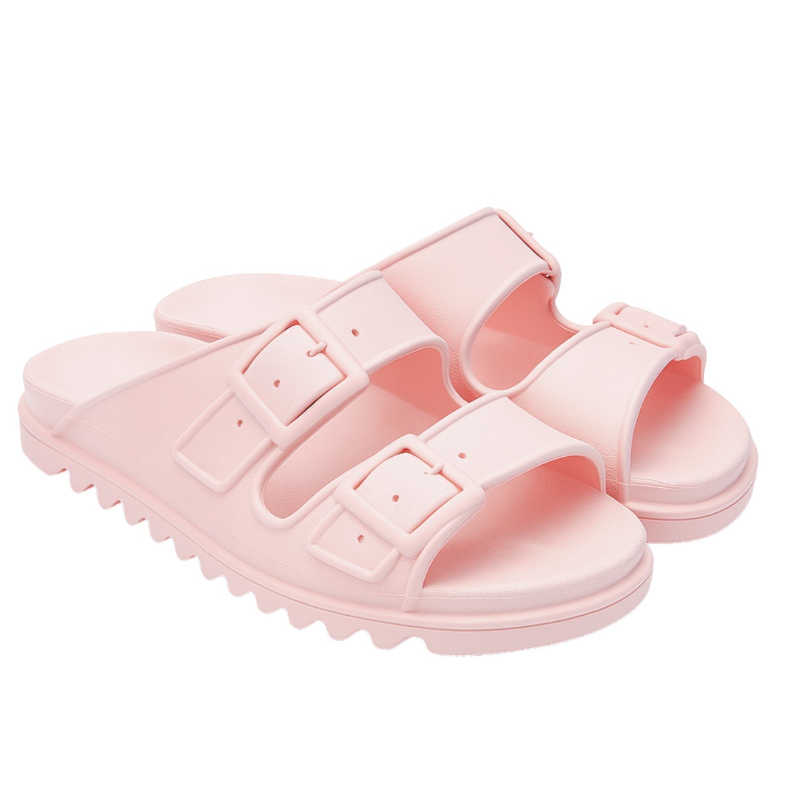 Chinelo Feminino Anna Andrade Papete Flat Rasteira Slide Casual Moda Tendência Rosa Claro