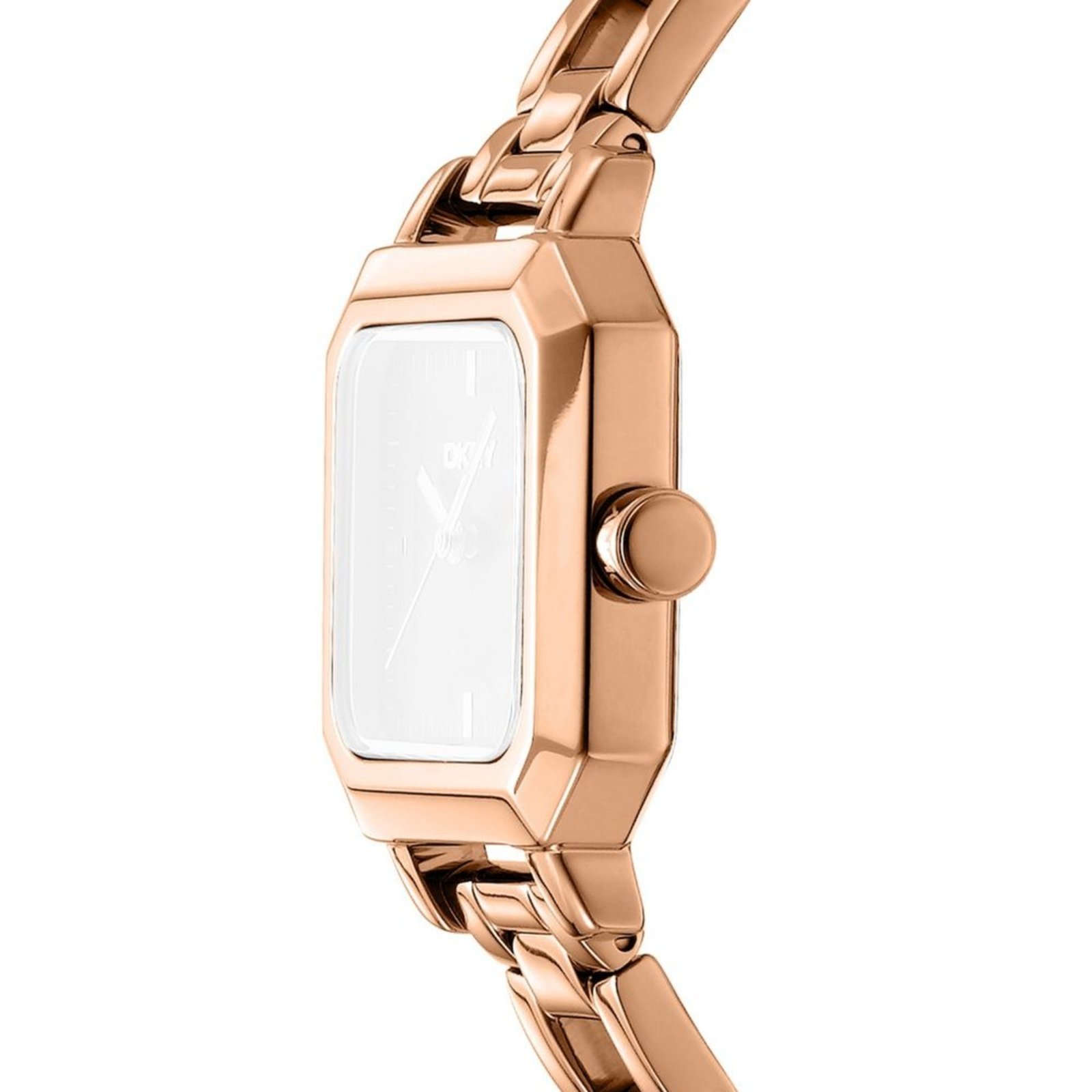 Vista 3 Relógio Feminino DKNY Gansevoort Rose Gold Donna Karan rosa rose Donna Karan rosa rose