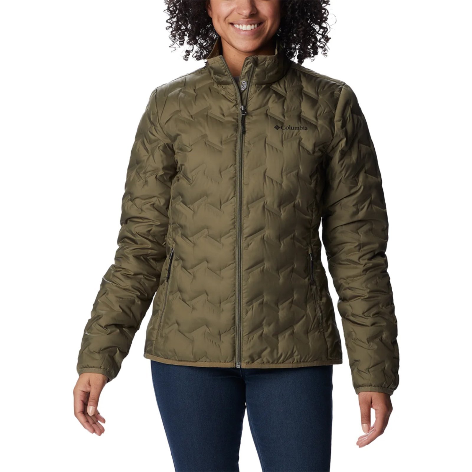 Jaqueta Columbia Delta Ridge II Down Verde Feminino