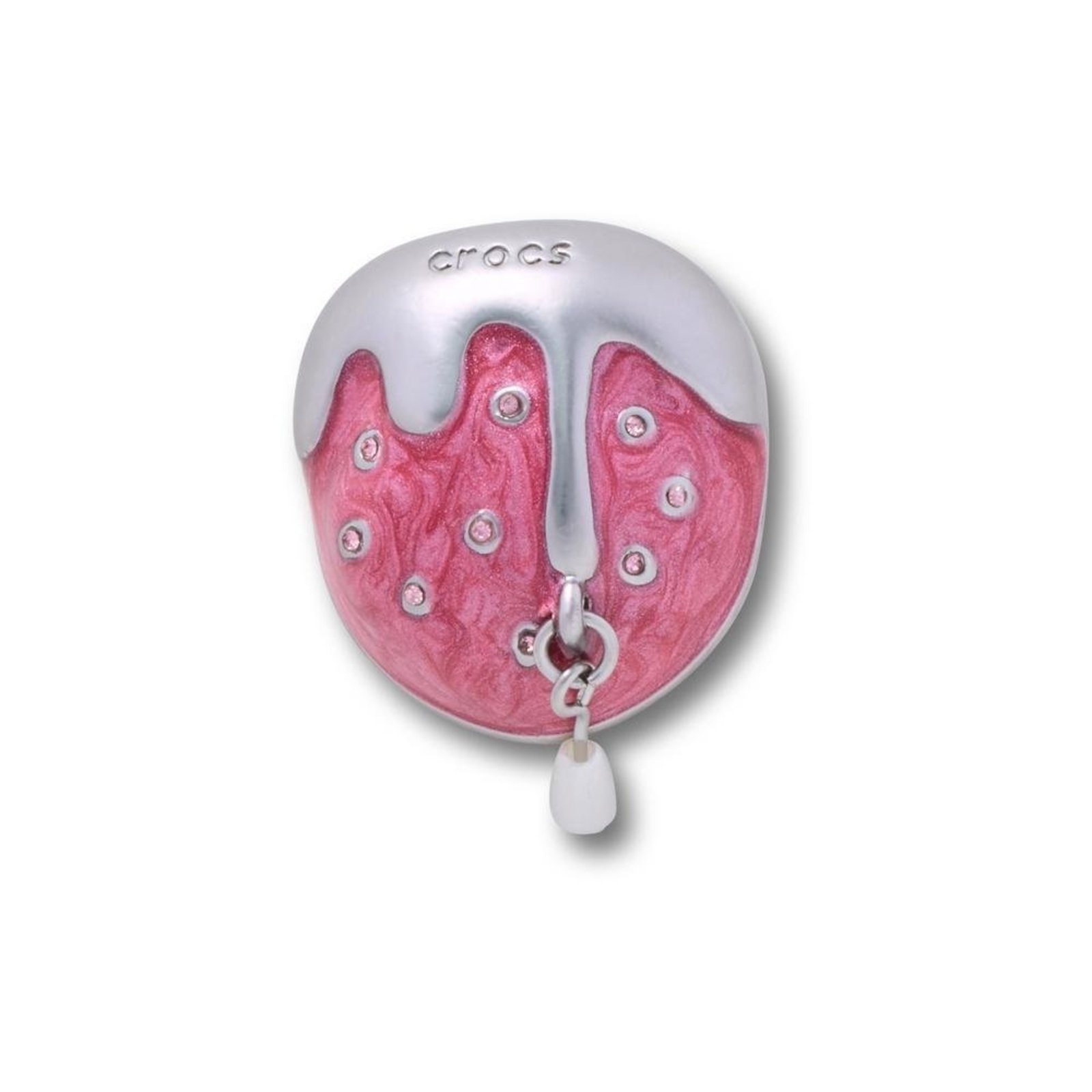 Infantil - Jibbitz™ Morango Brilhante Único Branco