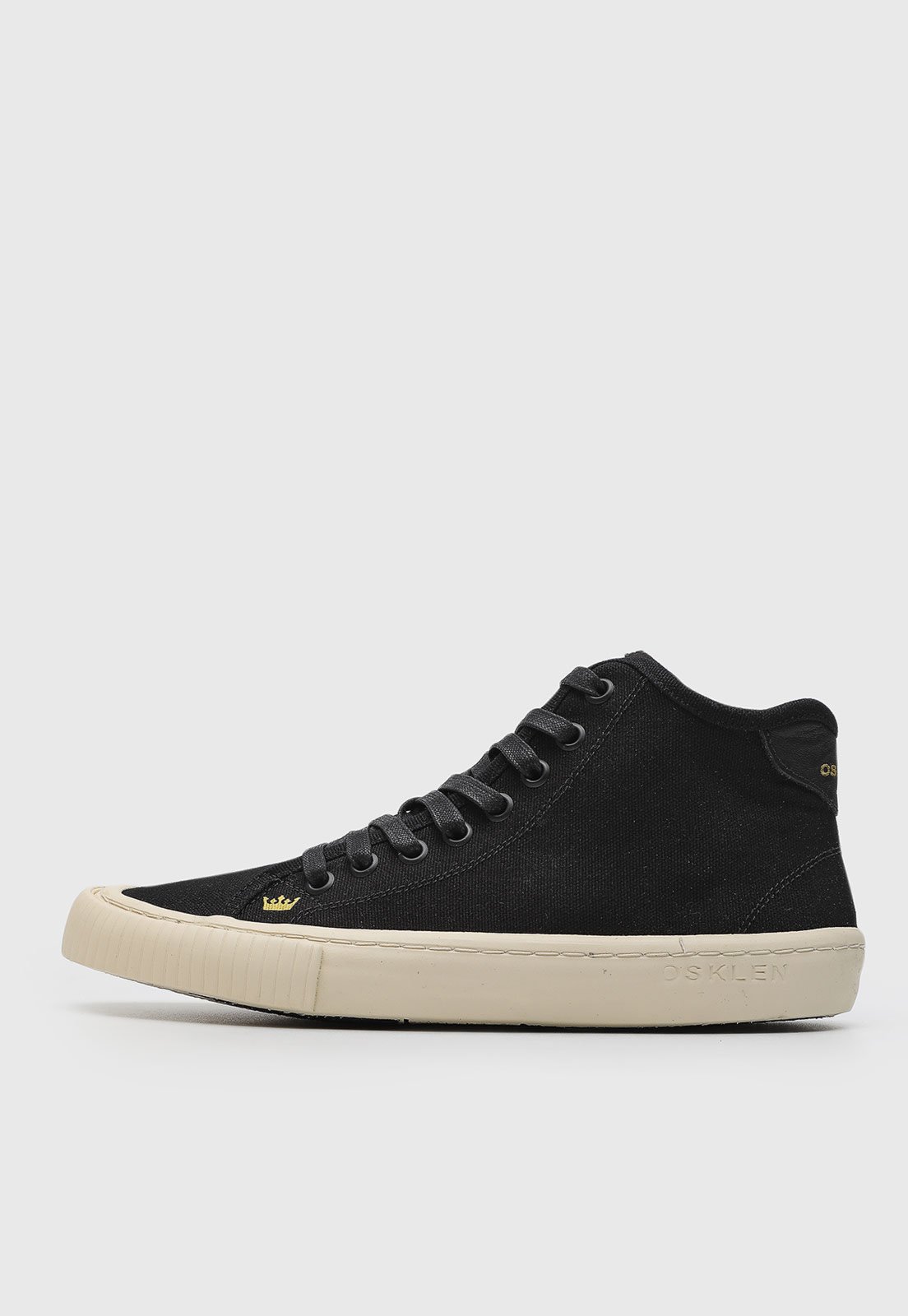 Tênis Feminino Osklen Cano Médio Preto