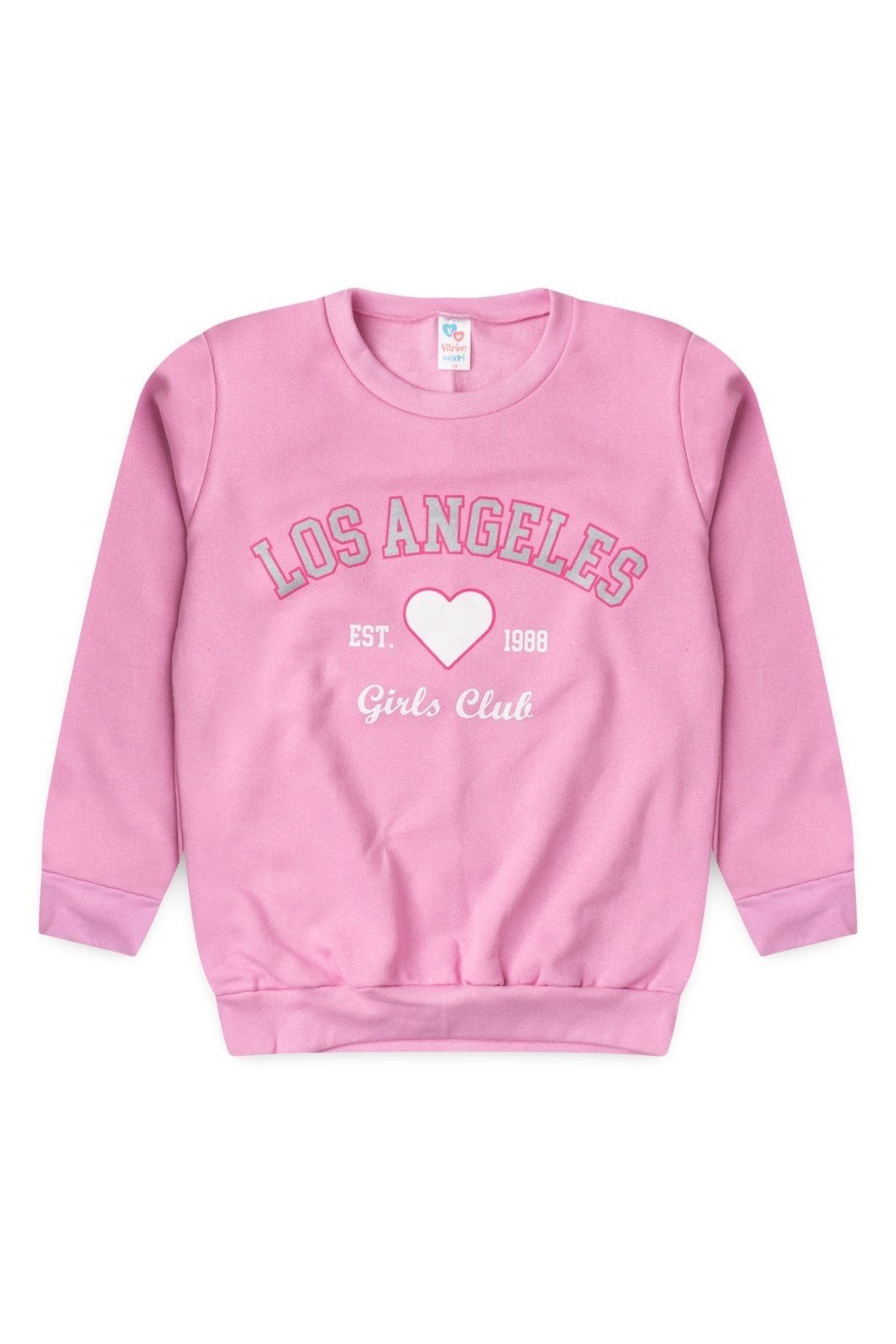 Infantil - Blusa Moletom Juvenil Menina Los Angeles