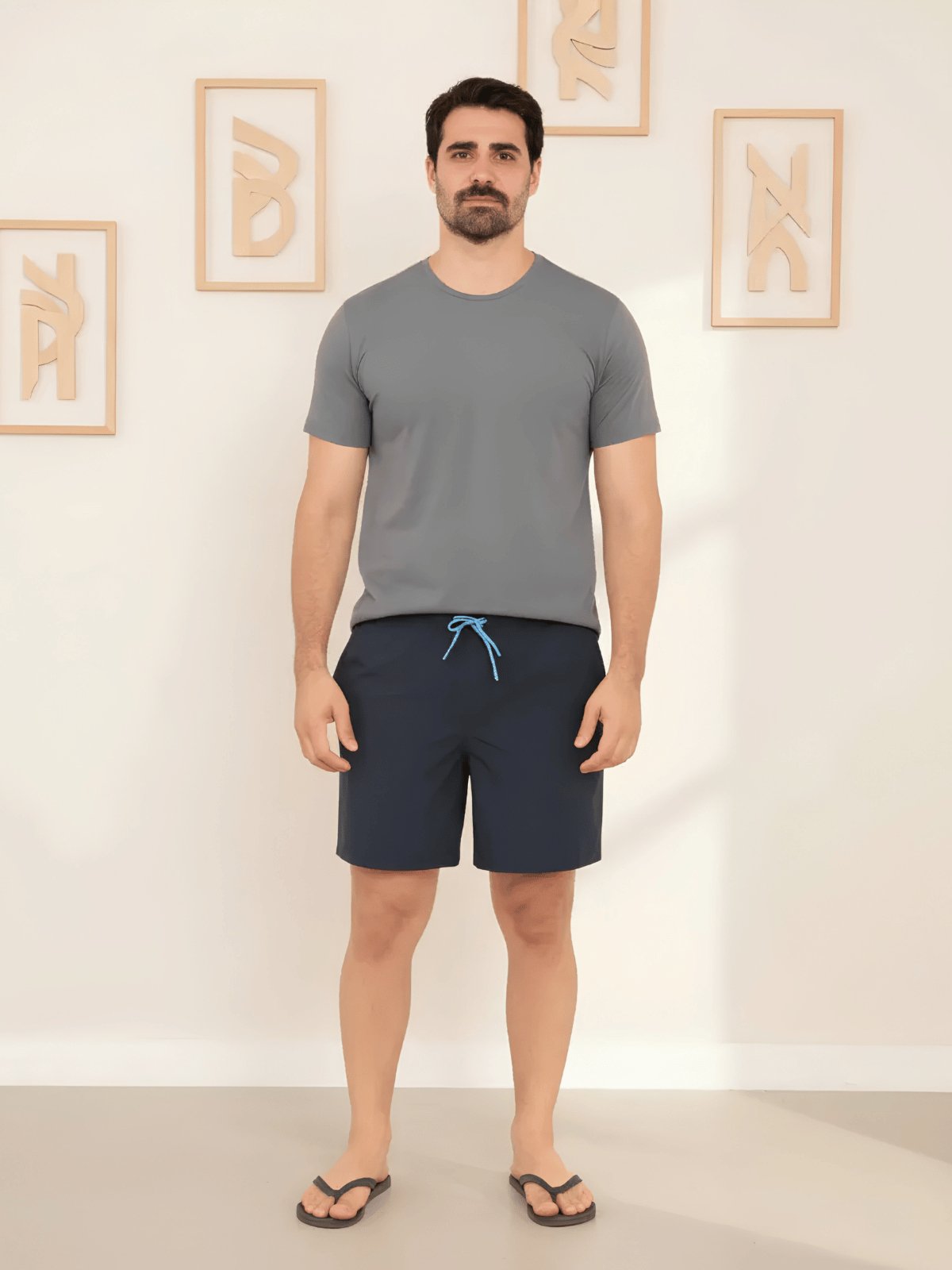 Shorts Masculino Tecido Plano Hangar