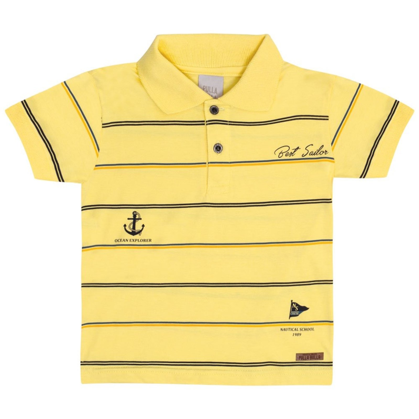 Infantil - Polo Primeiros Passos Menino - Sol - 50660-62 Amarelo