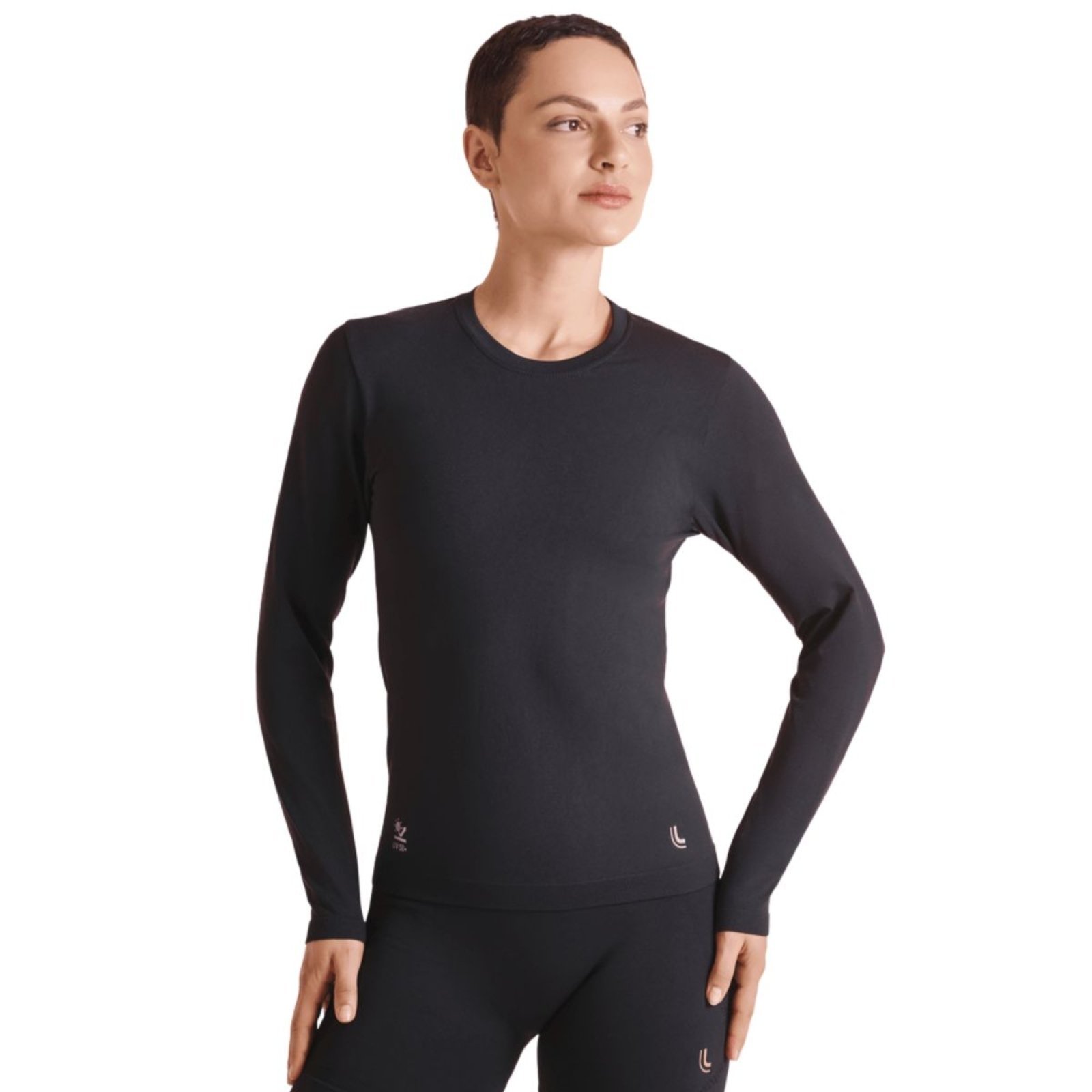 Camiseta Lupo Feminina Térmica Com Proteção UV Manga Longa Lupo