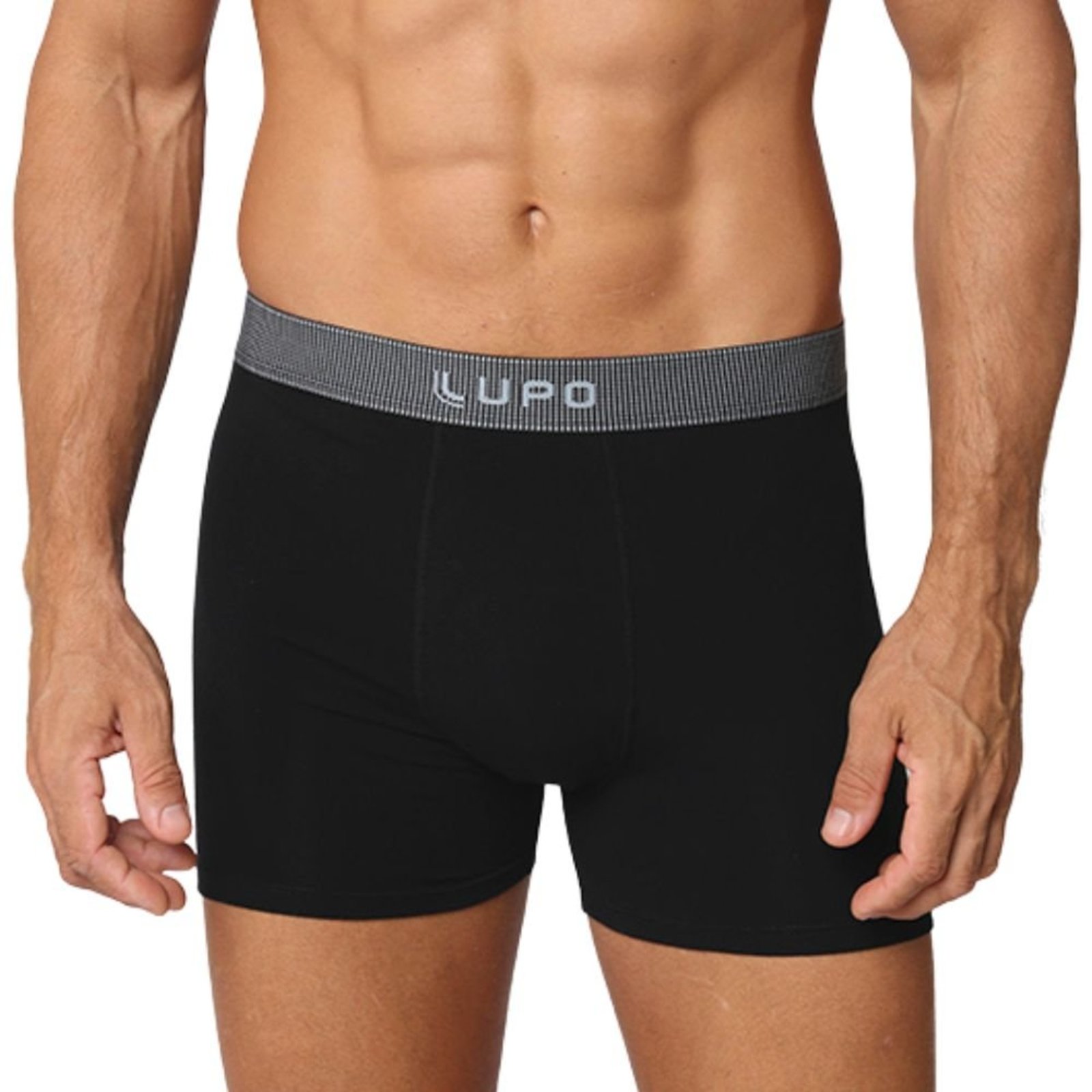 Cueca Boxer Algodão com Elastano Lupo 784-075