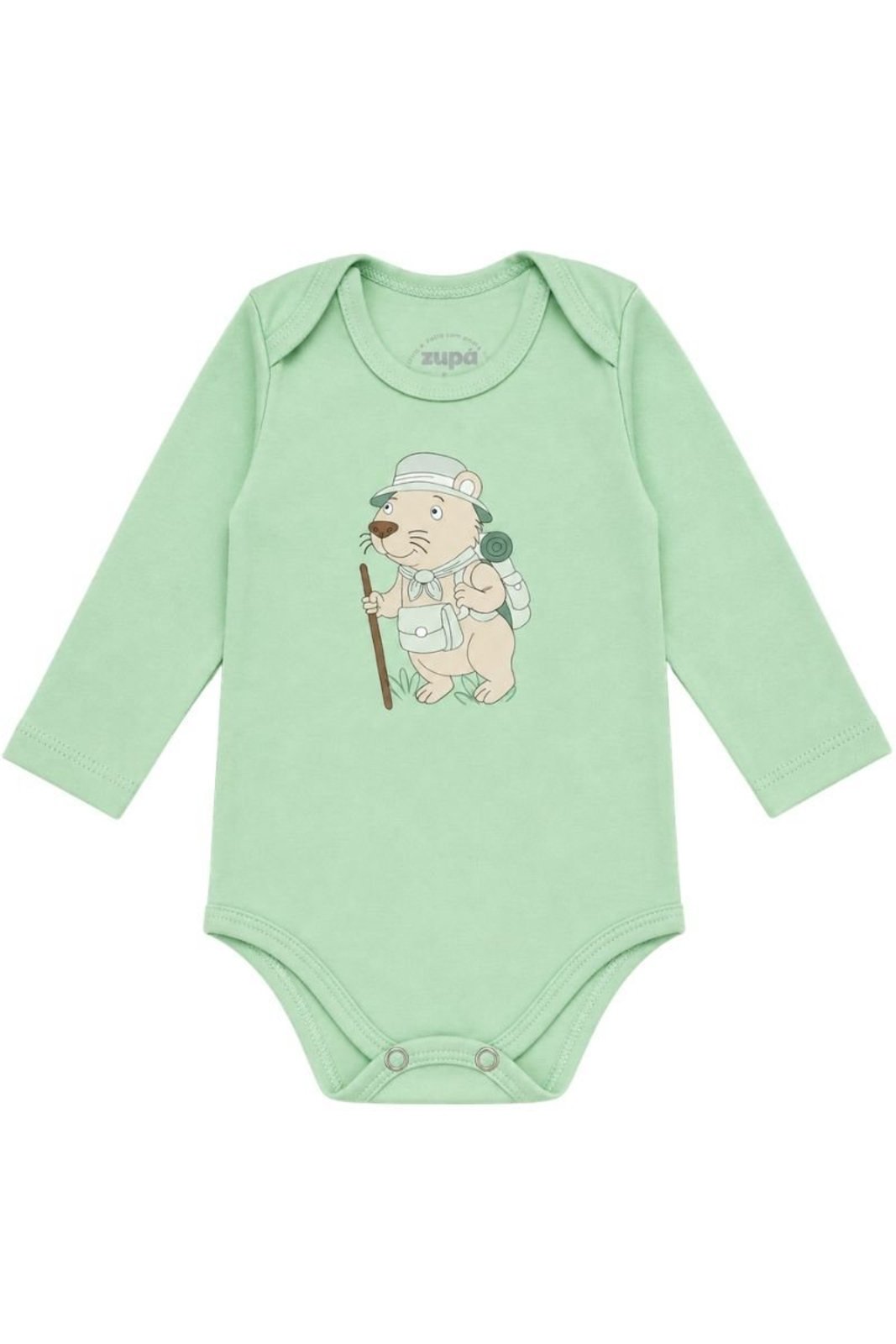 Infantil - Kit Menino 3 Peças Suedine Algodão Verde Capivara