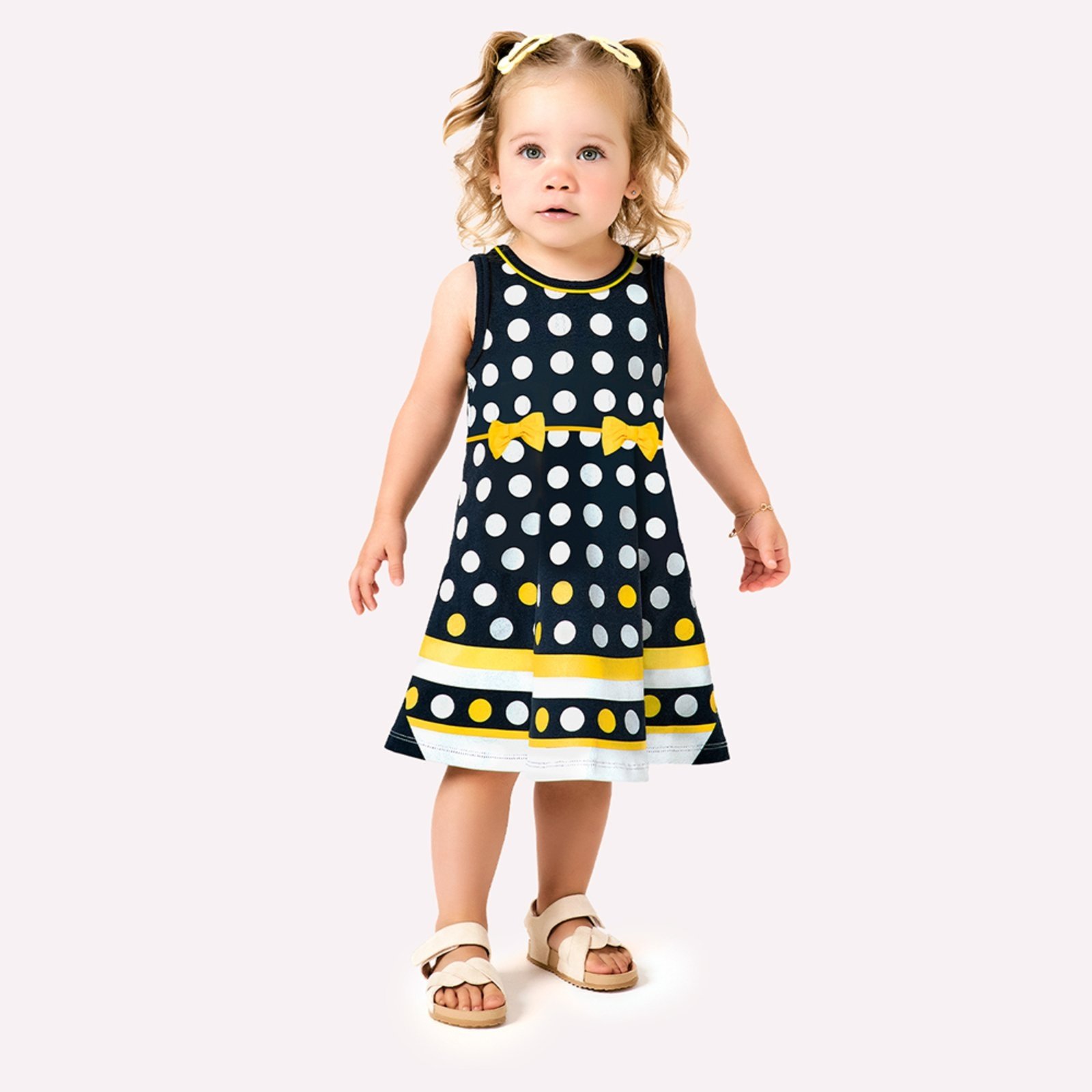 Infantil – Vestido Menina Bolinhas Kyly