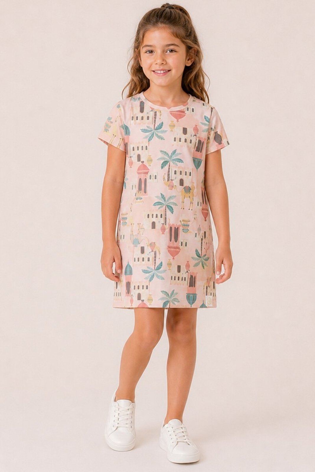 Infantil - Vestido Bugbee em Cotton Estampado