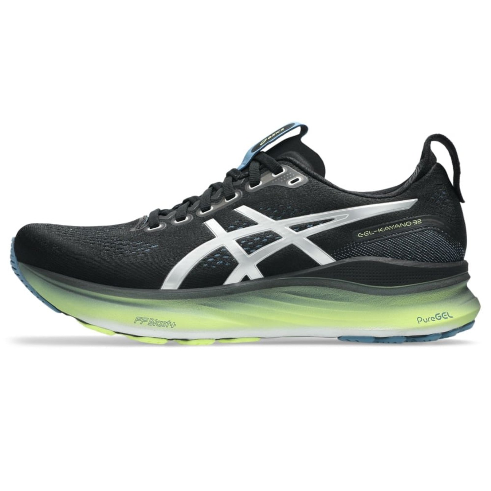 Tênis ASICS GEL-Kayano 32 Luxe - Masculino - Preto/Prata
