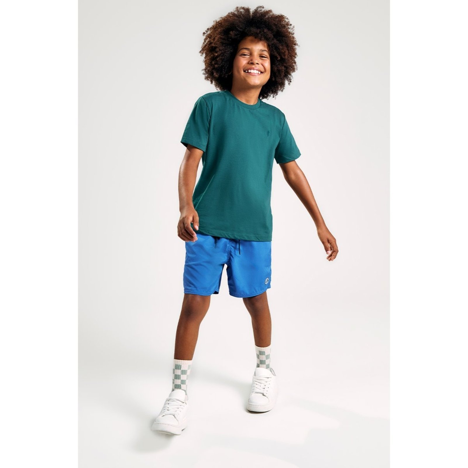 Infantil - Bermuda Masculina em Nylon Confortável