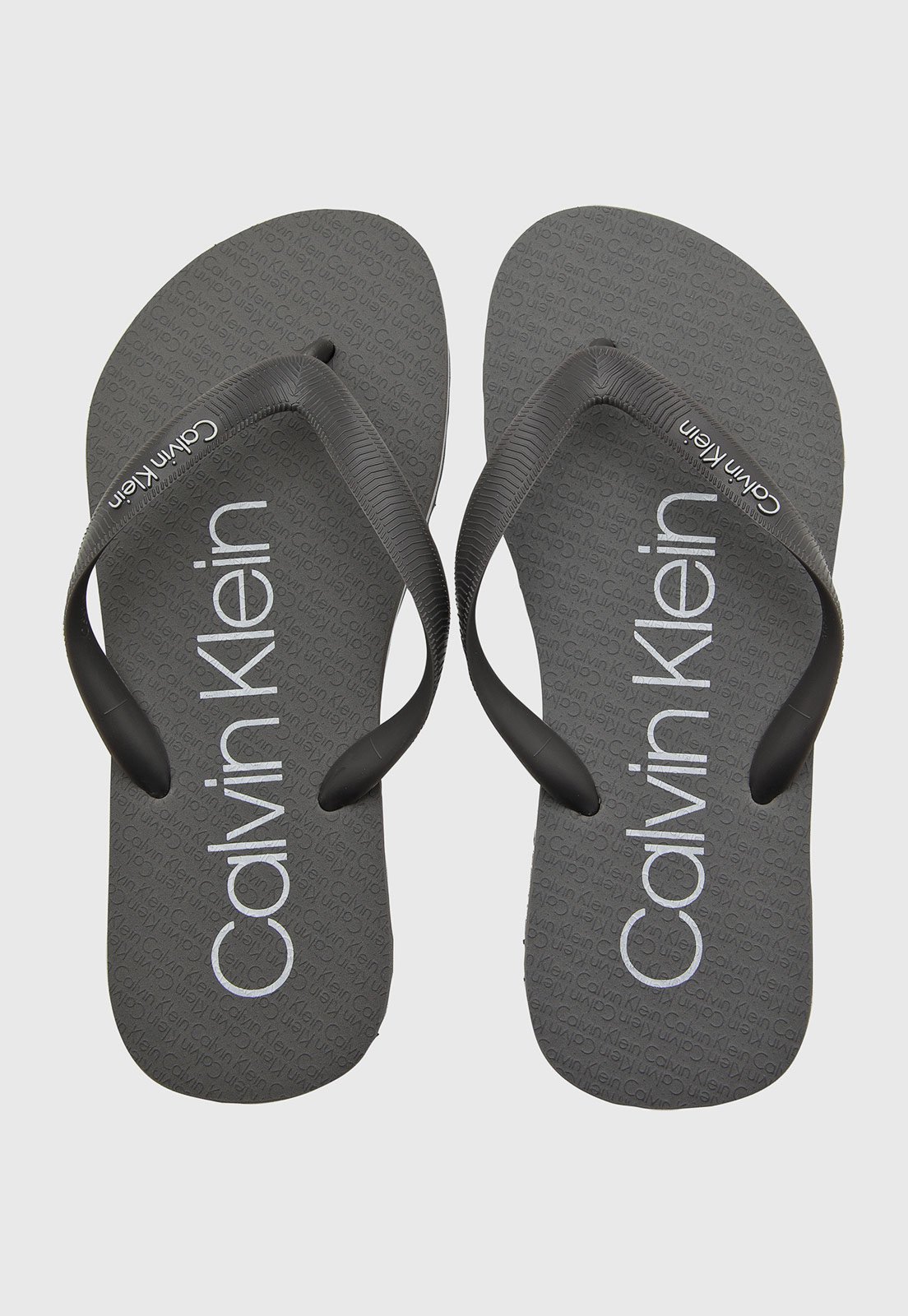 Chinelo Masculino Calvin Klein Swin Cinza