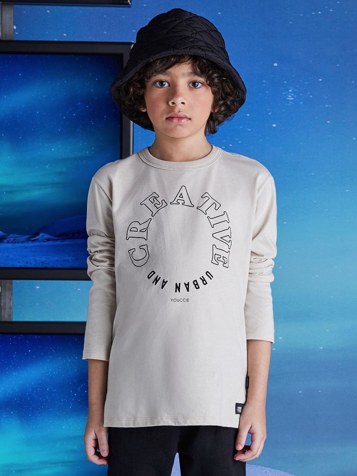 Infantil - Camiseta Manga Longa Creative