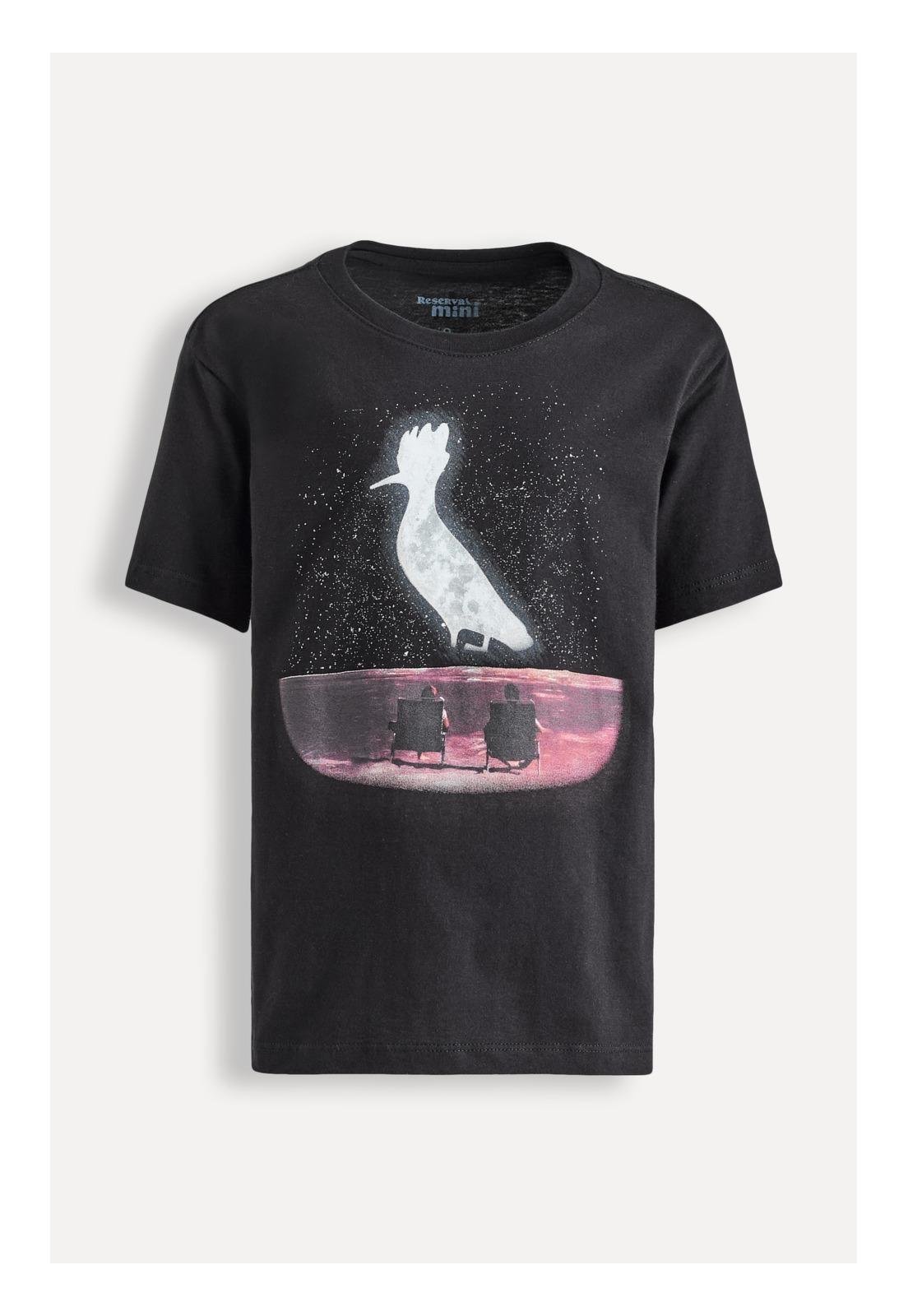 Infantil - Camiseta Space Manga Curta Reserva Mini 16 Preto
