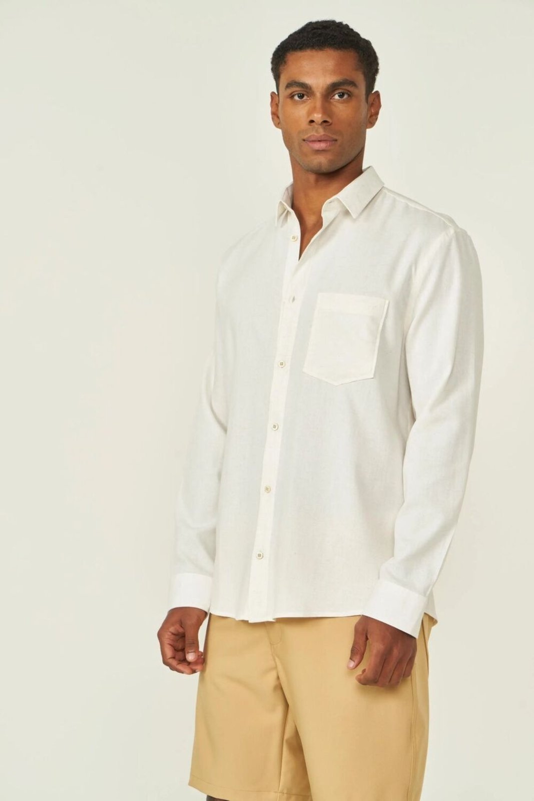 Camisa Linho Riviera Colcci Off Shell