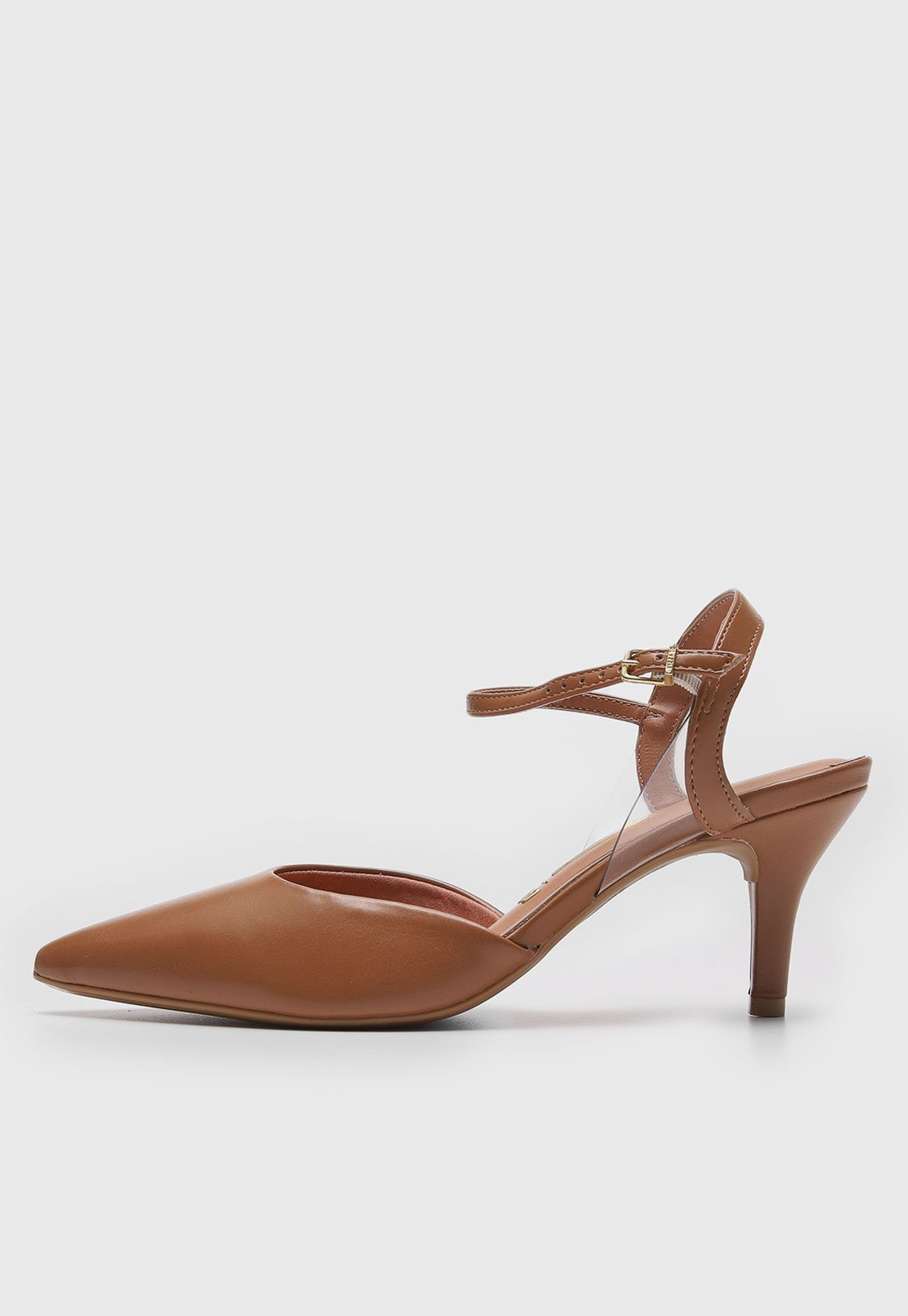 Scarpin Vizzano Liso Caramelo