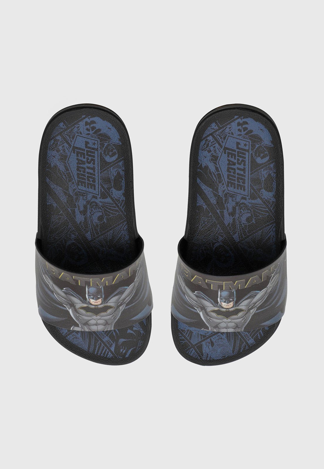 Infantil - Sandália Slide Grendene Batman Preto