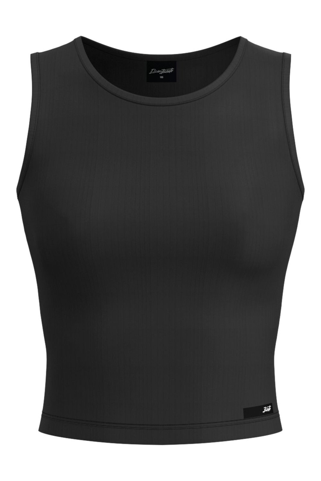 Infantil - Regata Juvenil Feminina Cropped Elian Beats Preto