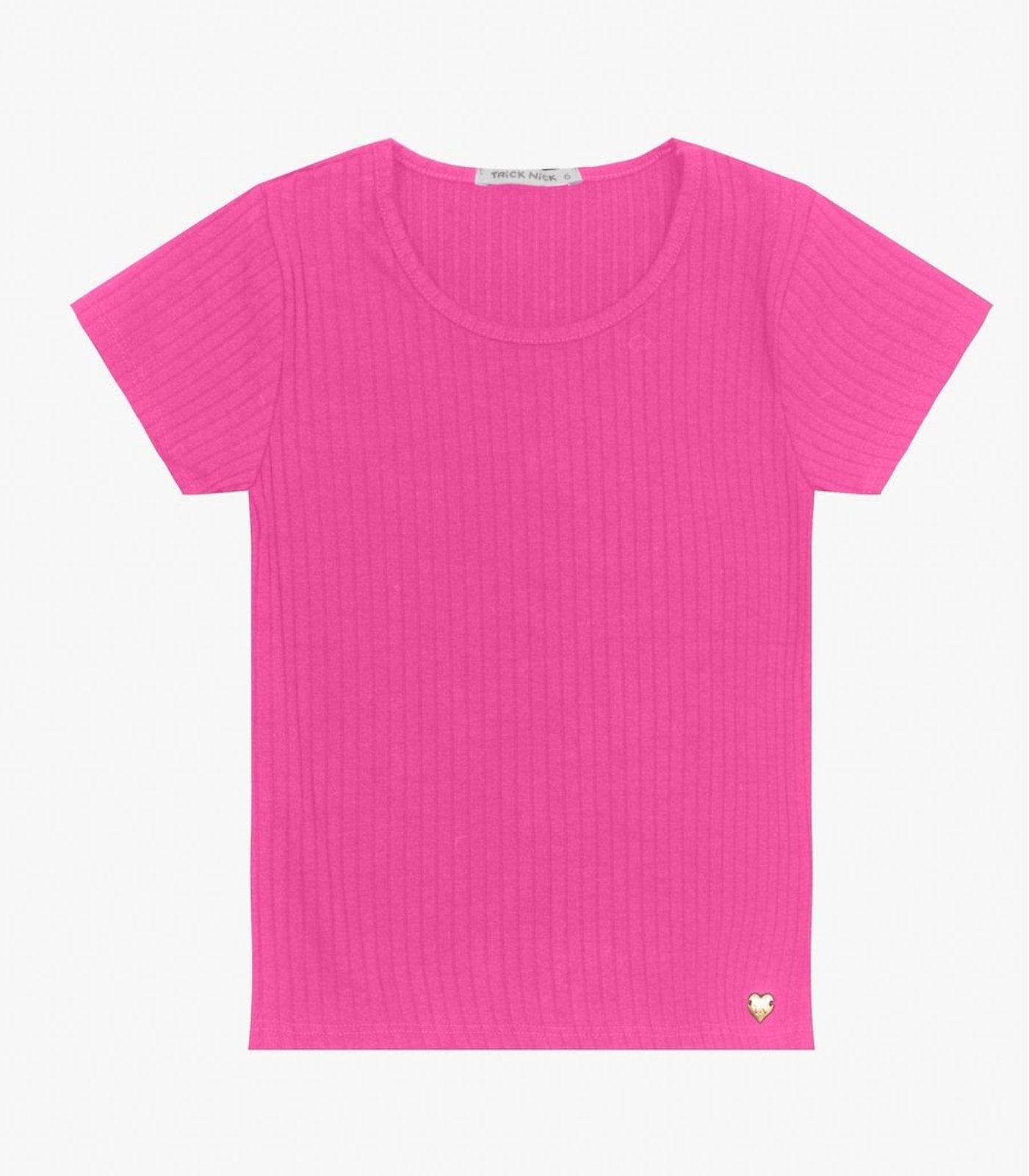 Infantil – Blusa Feminina Canelada Trick Nick Rosa