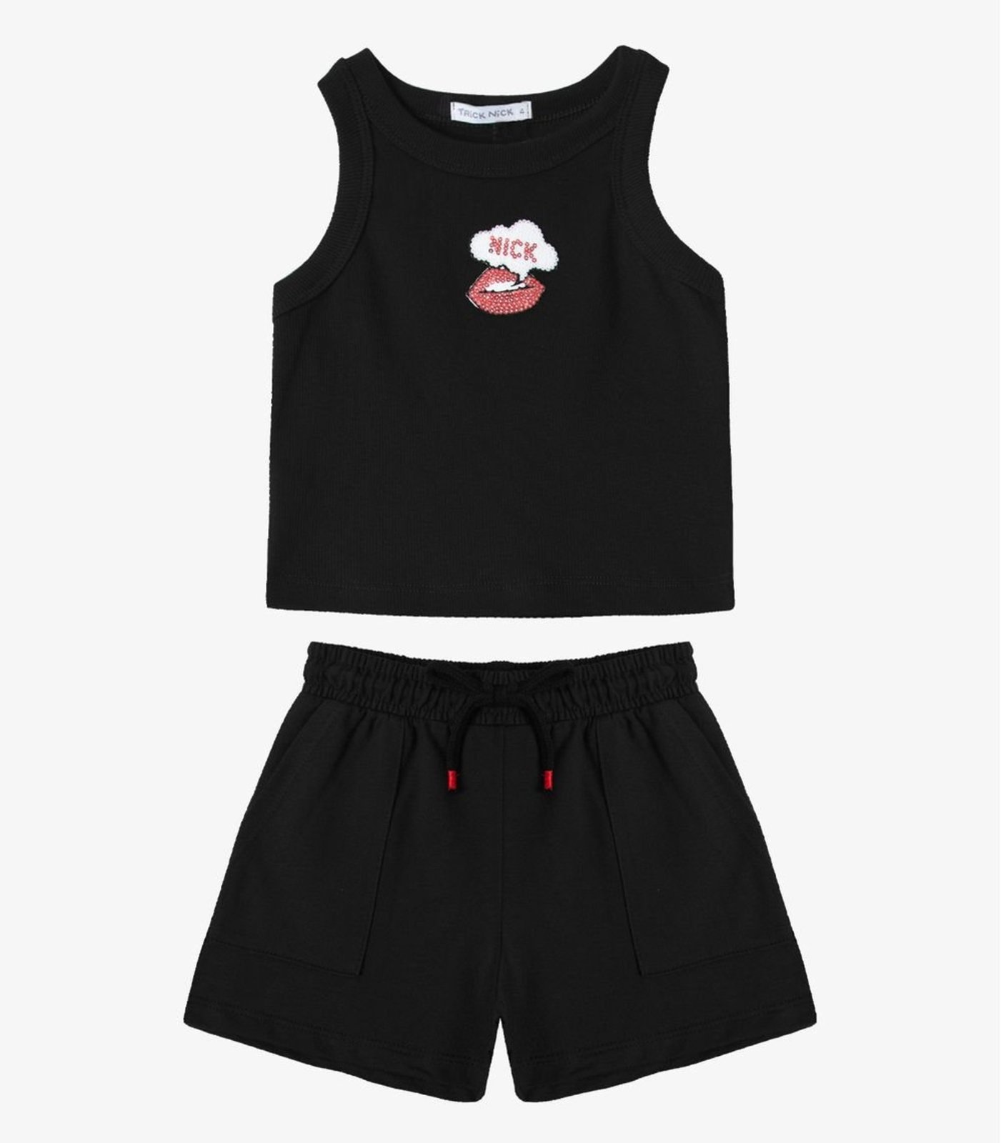 Infantil – Conjunto Regata Com Shorts Trick Nick Preto