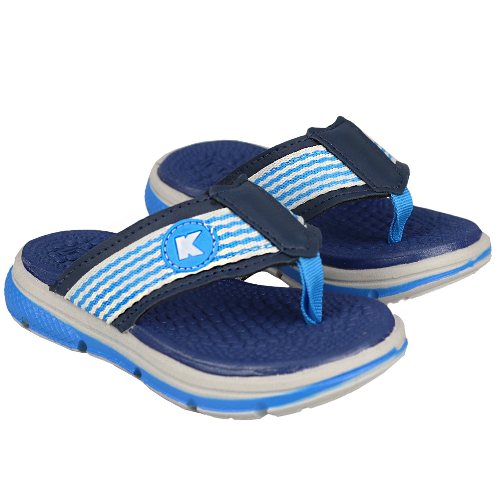 Infantil – Chinelo Menino kiath Masculino Estiloso Confortável do 22 Ao 33 Azul