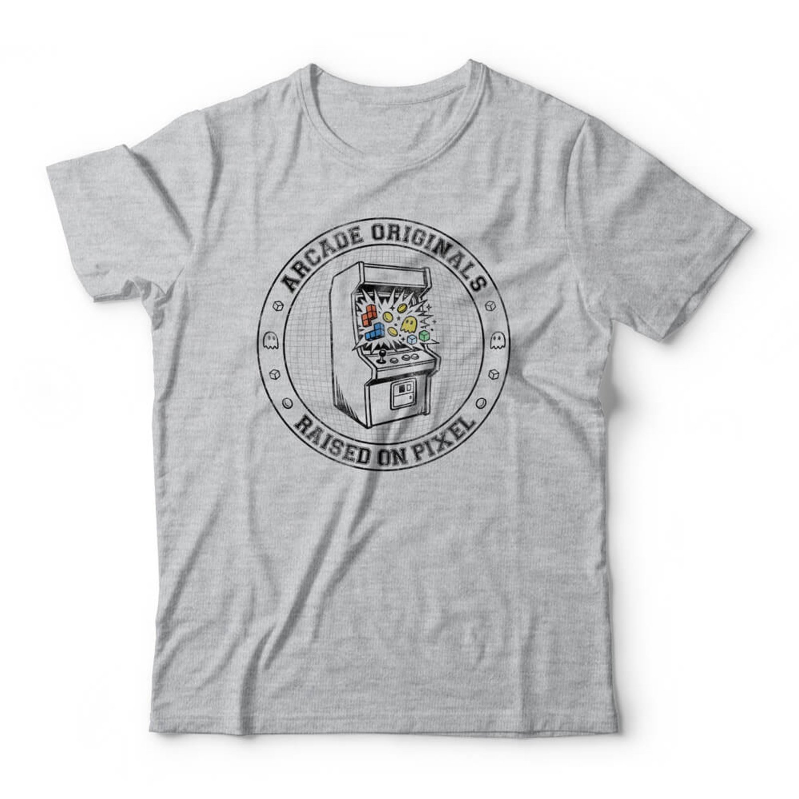 Camiseta Arcade Originals - Mescla Cinza