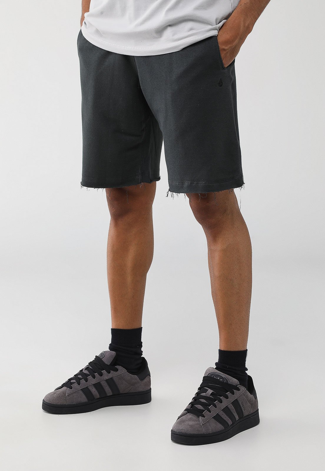 Bermuda Masculina Volcom Mol Single Stone Grafite